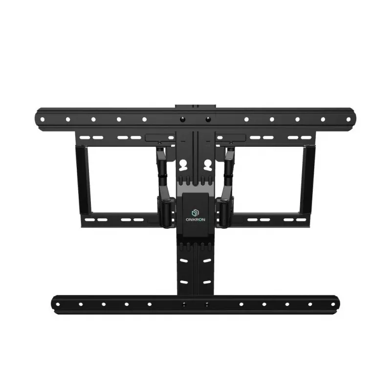 Soporte de suelo para TV ONKRON SM6-B para pantallas de 32 a 90 pulgadas, capacidad de carga 50 kg, VESA 200x200-600x400, inclinación -10-5°, giro 40°
