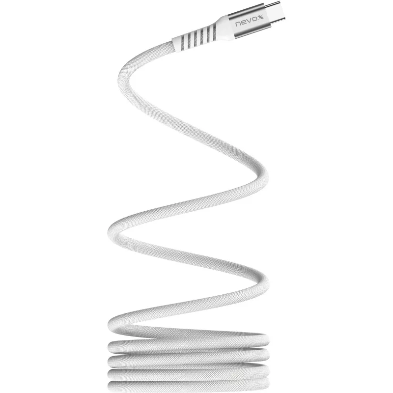 Cable USB-C a USB-C Nevox 2478 – USB 2.0, 48V 5A, 240W, conector macho a conector macho