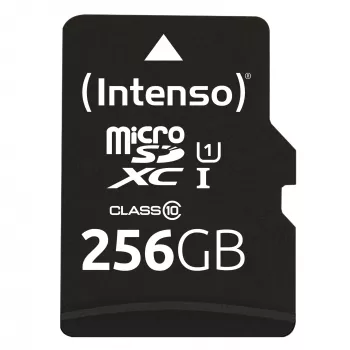 Memoria flash Intenso 256GB UHS-I tarjeta MicroSD