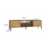 RTV KAMARO 160 esbelto/GŁ roble Artisan