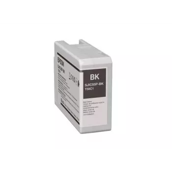 Cartucho de tinta Epson SJIC55 (BK) para ColorWorks CW-D6500/D6000 – negro