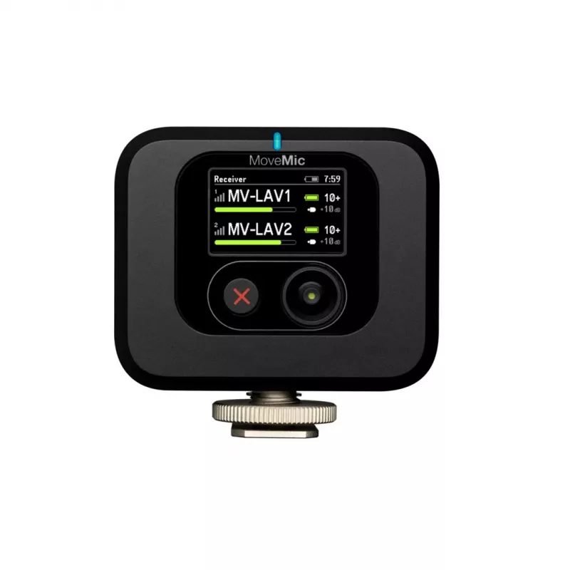 Shure MV-R-Z6 MoveMic receptor inalámbrico, montaje para cámara (zapata fría)