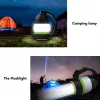 Lámpara de camping LED recargable MACLEAN MCE298 3W portátil, alimentación USB, compacta