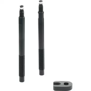 Extensión de válvula Tubeless, 65 mm (negro, set de 2)