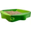 Arenero Simba-Dickie BIG 800056733, plástico, 1380×1380 mm, bancos integrados, verde