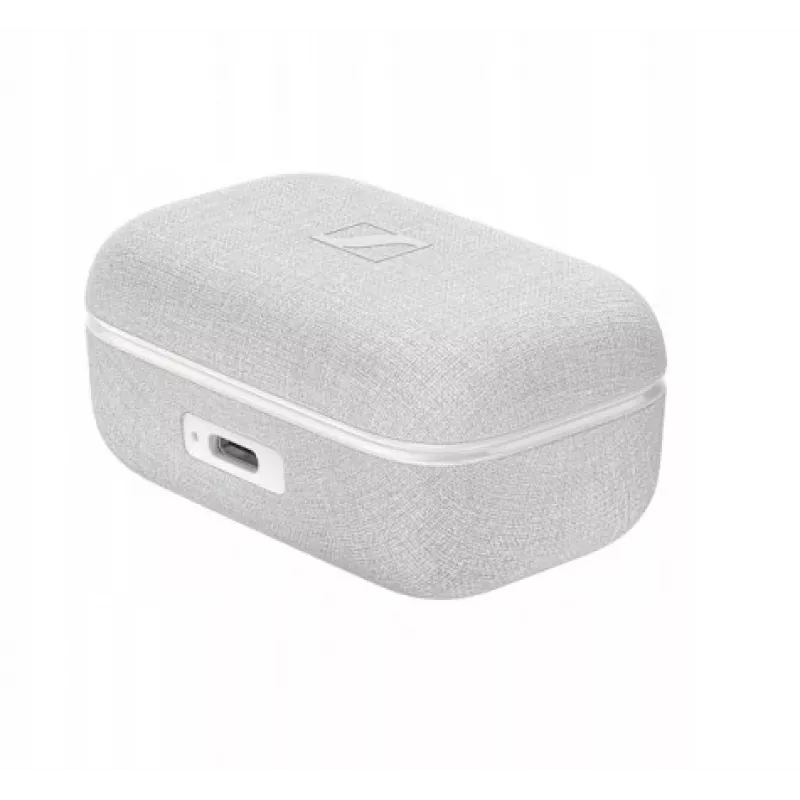 Auriculares deportivos inalámbricos Bluetooth con cancelación de ruido SENNHEISER Momentum MTW4 - blanco y plateado