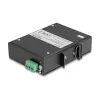 Switch Ethernet DELOCK 80162 — 5 puertos Gigabit RJ45 para montaje en carril DIN