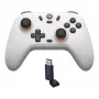 Mando gaming inalámbrico GameSir T4n Lite blanco compatible con Bluetooth, inalámbrico, recargable