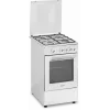 Cocina Simfer 4401SGRBB tipo de placa gas tipo de horno gas blanco ancho 50 cm 49 L profundidad 55 cm