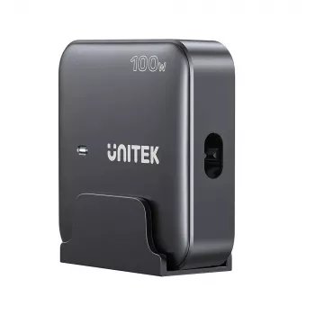 Cargador de escritorio Unitek P1229ABK01-EU 100 W con 2× USB-A y 2× USB-C