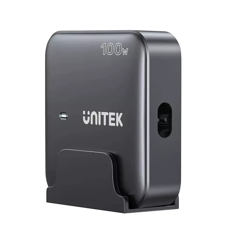 Cargador de escritorio Unitek P1229ABK01-EU 100 W con 2× USB-A y 2× USB-C