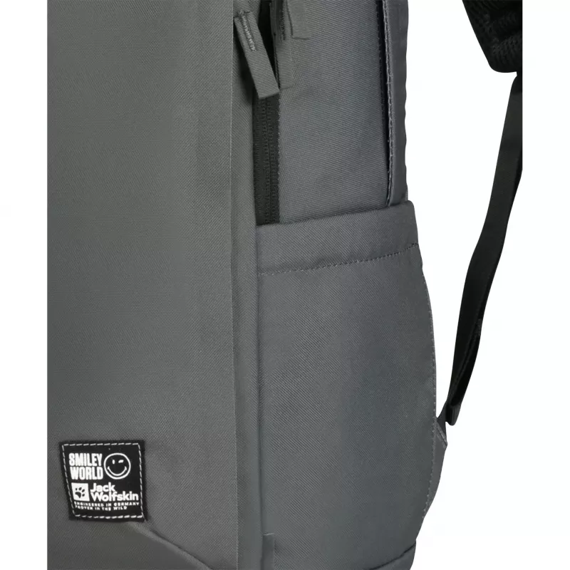 Mochila Jack Wolfskin Smileyworld – verde/gris, 22 L
