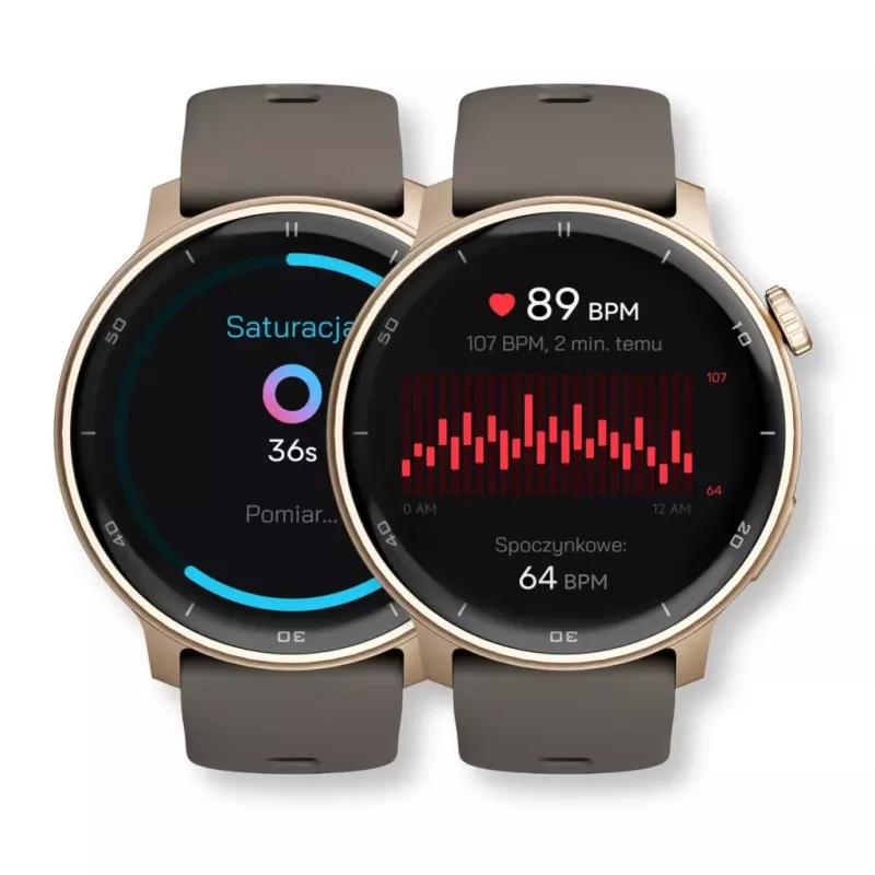 Smartwatch Stelio STSWA101GD Activ GPS 46 mm oro — smartwatch GPS de 46 mm, caja dorada