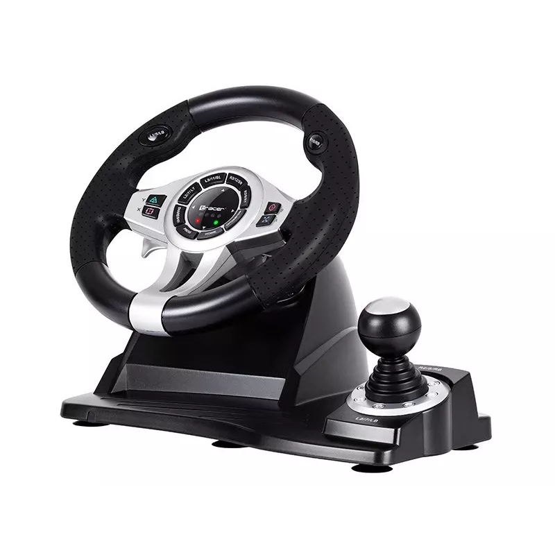 Tracer TRAJOY46524 Mando de juegos negro Volante + Pedales PlayStation 4, Playstation 3