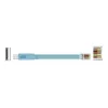 Delock cable adaptador de consola USB 2.0 a serie RS-232 RJ45, 3 m, azul