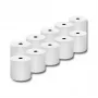 Rollo térmico Qoltec 51892 80 x 80 | 55 g/m² | 10 uds. | sin BPA