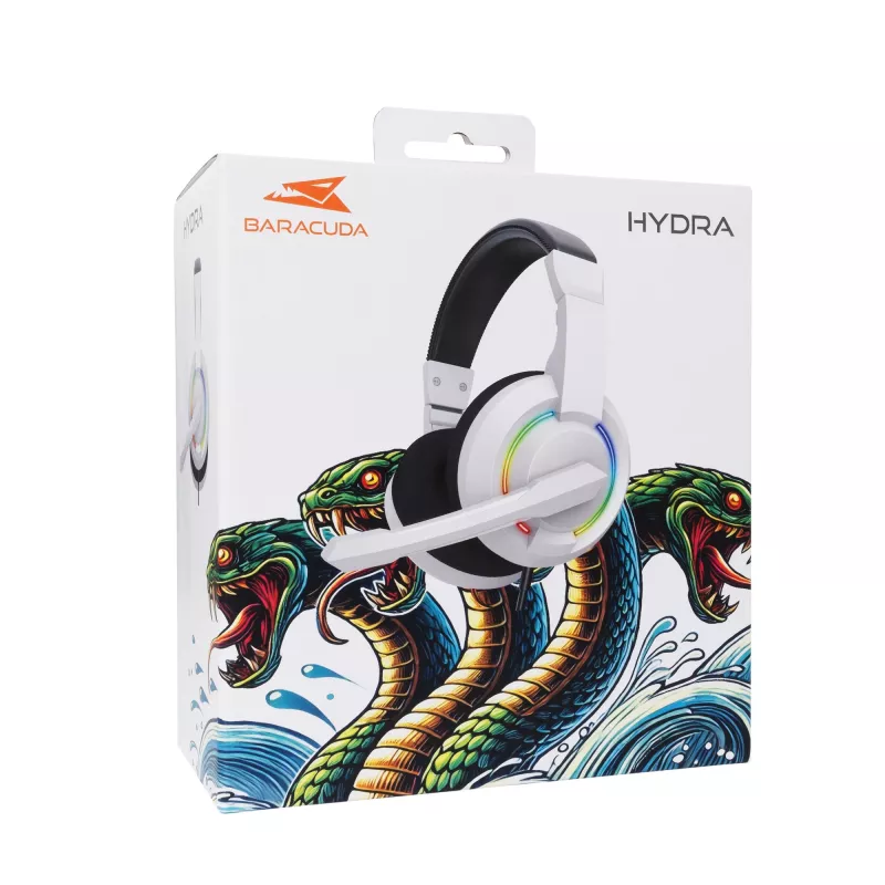 Auriculares Baracuda BGH-021 Hydra White