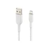 Belkin BOOST CHARGE - Cable Lightning - Lightning macho a USB macho - 3 m - blanco - para Apple iPad/iPhone/iPod (Lightning)