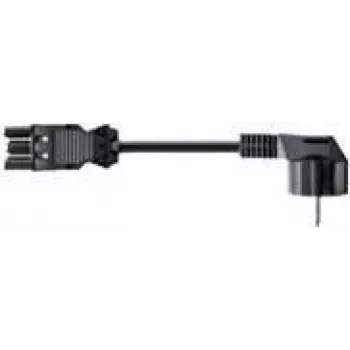 Cable de alimentación Bachmann 375.044 negro 2 m