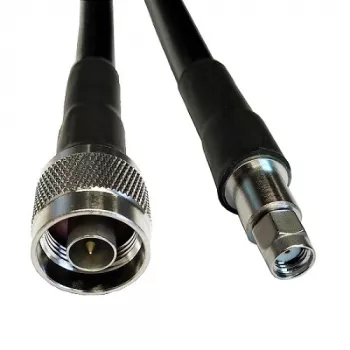 Cable LMR-400, 2 m, N macho a RP-SMA macho