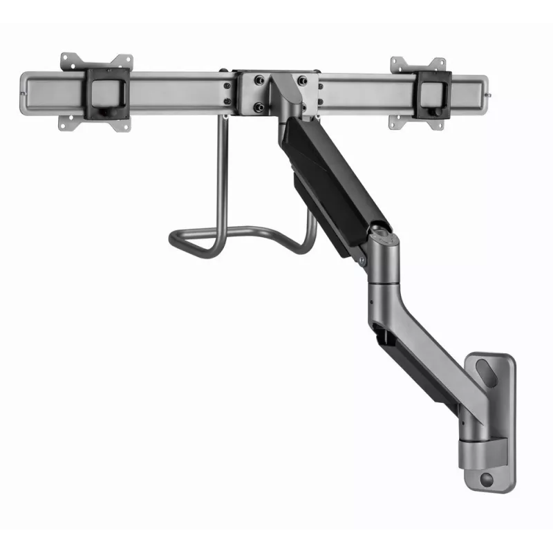 Soporte de pared ajustable Gembird para 2 pantallas 17