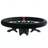 Asetek SimSports aro de volante, rebajado, 340 mm - negro, cuero aterciopelado