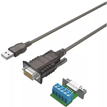 Adaptador USB 2.0 a RS422/RS485 Unitek Y-108301-1.5M con chipset FTDI, cable de 1,5 m