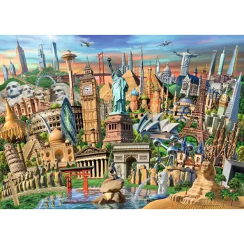 Puzzle Monumentos del mundo (1000 piezas)