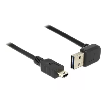 Cable USB DeLOCK 1 m USB 2.0-A a Mini-USB B negro