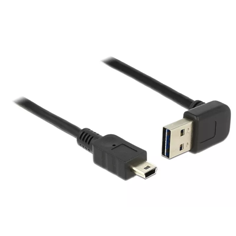Cable USB DeLOCK 1 m USB 2.0-A a Mini-USB B negro