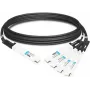 Cable de fibra óptica InfiniBand Nvidia MCP7Y50-N003 3 m OSFP 4xOSFP negro