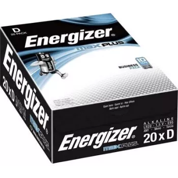 Pila Energizer Max Plus E301323704 D/Mono/LR20 pack de 20 uds.