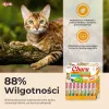 Snack para gatos INABA Churu Variety Box — snack de pasta de pollo, 40 × 14 g, sin cereales, sin gluten y sin soja