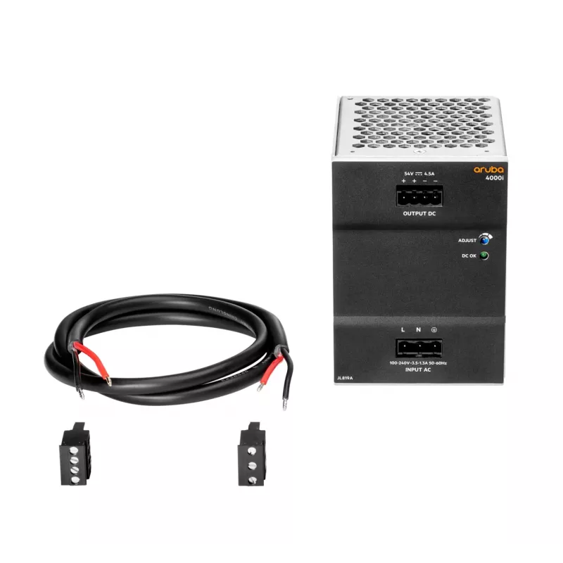 Hewlett Packard Enterprise HPE Aruba – Fuente de alimentación – AC 100–240 V – 240 W – para HPE Aruba 4100i (JL819A)