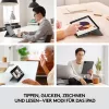 Funda con teclado Combo Touch US iPad Pro 11 1,2,3 Gen gris