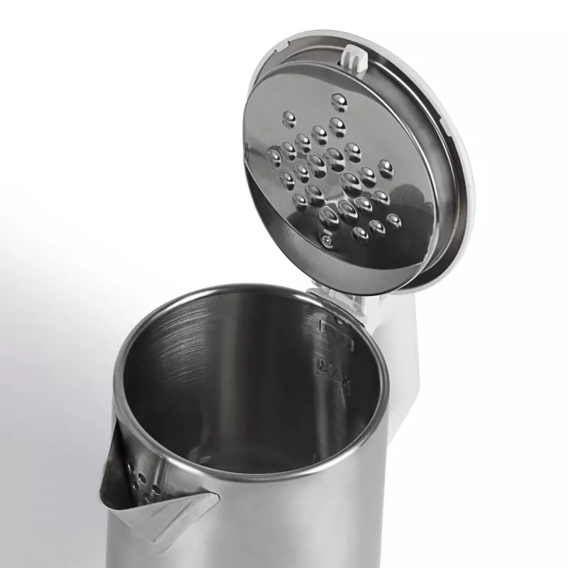 Jata JEHA1723 hervidor eléctrico, 2 l, 1500 W, acero inoxidable, blanco