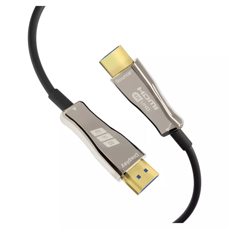 EFB Elektronik Cable de fibra óptica HDMI AOC Active 4K60Hz negro - Digital/Display/Vídeo - 50 m (HDMI-20-00010)