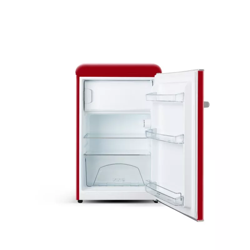 ETA | Frigorífico | ETA253690030E | Clase de eficiencia energética E | De pie | Frigorífico sin congelador | Altura 90 cm | Capacidad neta de refrigeración 92 L | Capacidad neta de congelación 18 L | 38 dB | Rojo
