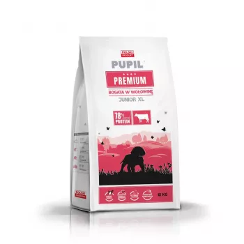 PUPIL Premium Junior razas grandes y gigantes Rico en ternera - Pienso seco para perros - 12 kg