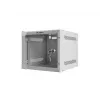 Lanberg WF10-2304-10S armario rack mural de 10" 4U, 280×310 mm, puerta de cristal, 20 kg, gris (RAL 7035)