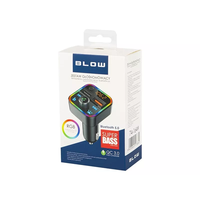 Transmisor FM BLOW 74-164# Bluetooth 87,5 - 108 MHz