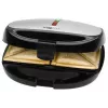 Sandwichera Clatronic ST/WA 3670 800 W negra, acero inoxidable