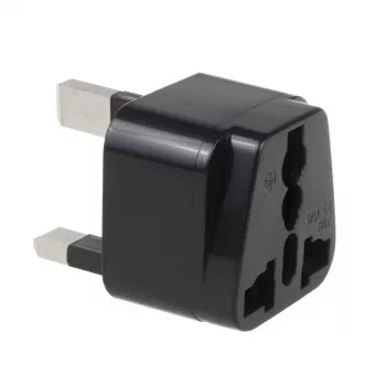 Adaptador de enchufe de UK a EU con fusible 13A