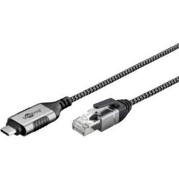Cable Ethernet Goobay USB-C 3.1 a RJ45 fino 1 m – conecta router, módem o (74401)