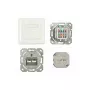 Synergy 21 S216358 - 2 x RJ-45 - 6a - blanco - 80 mm - 80 mm - 5,6 cm