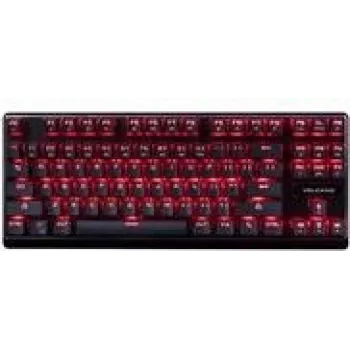 Teclado gaming con cable MODECOM VOLCANO LANPARTY — USB, distribución inglesa, negro