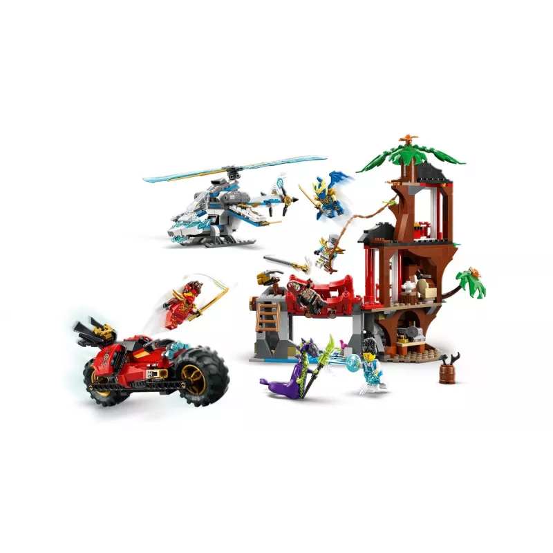 LEGO NINJAGO 71857 Batalla en la casa del árbol de los vehículos ninja
