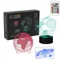 Lámpara LED decorativa Manta SNL118RGB RGB 3D