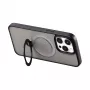 Funda protectora magnética Joyroom JR-BP004 para iPhone 15 Pro Max, negro, compatible con MagSafe, protección sin bordes