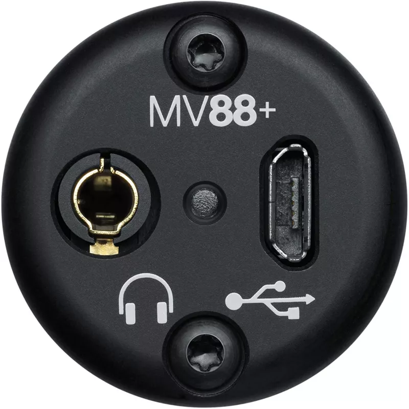 Micrófono de mesa Shure MV88+ VIDEO KIT negro